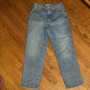 Madewell Blue Women’s perfect Curvy Vintage Straight Jean